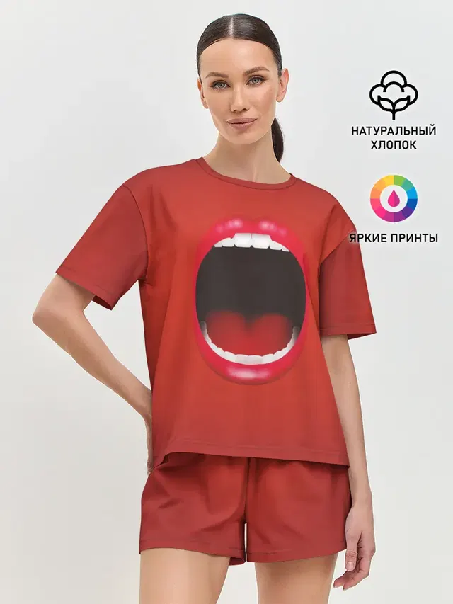 Женская пижама с шортами