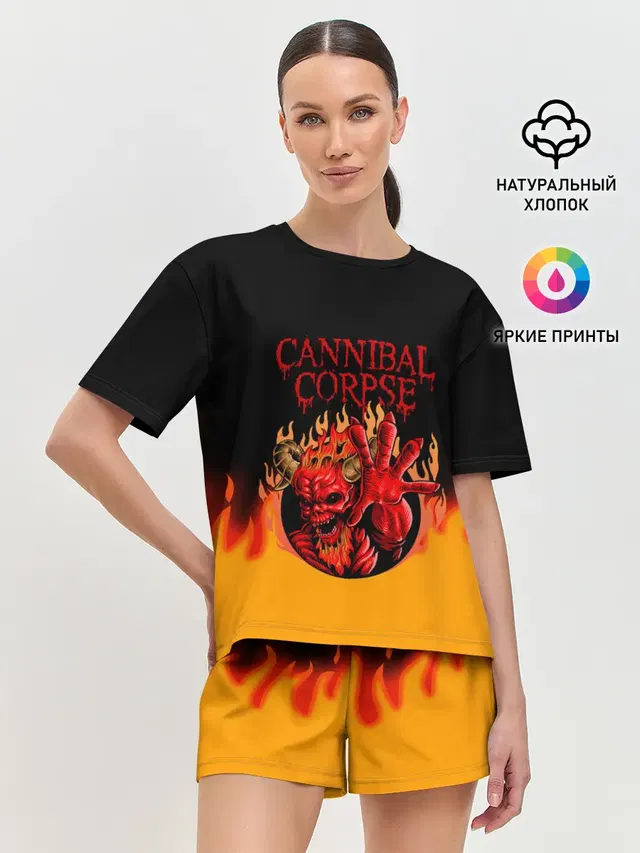 Женская пижама с шортами