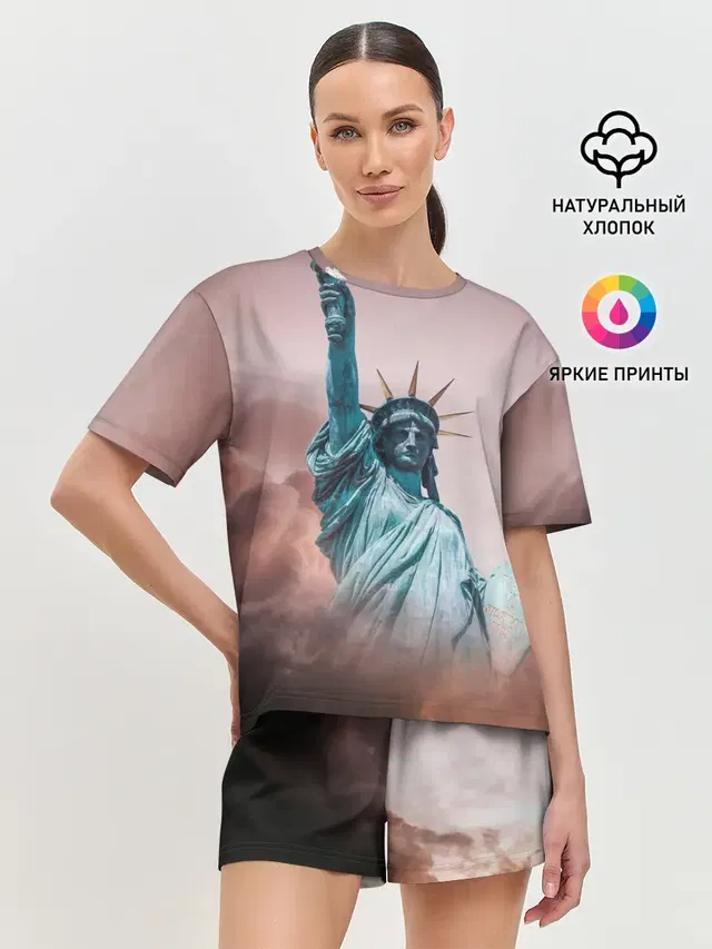 Женская пижама с шортами
