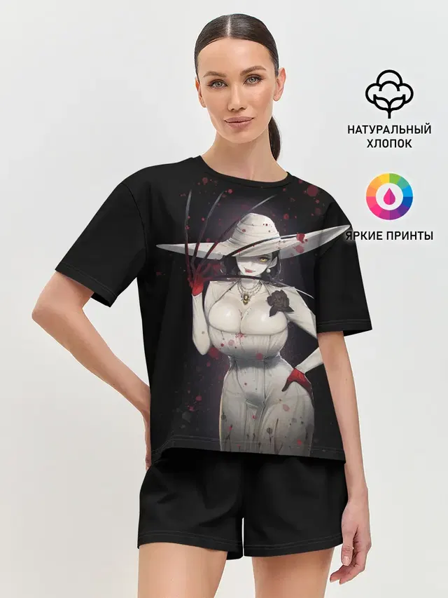 Женская пижама с шортами