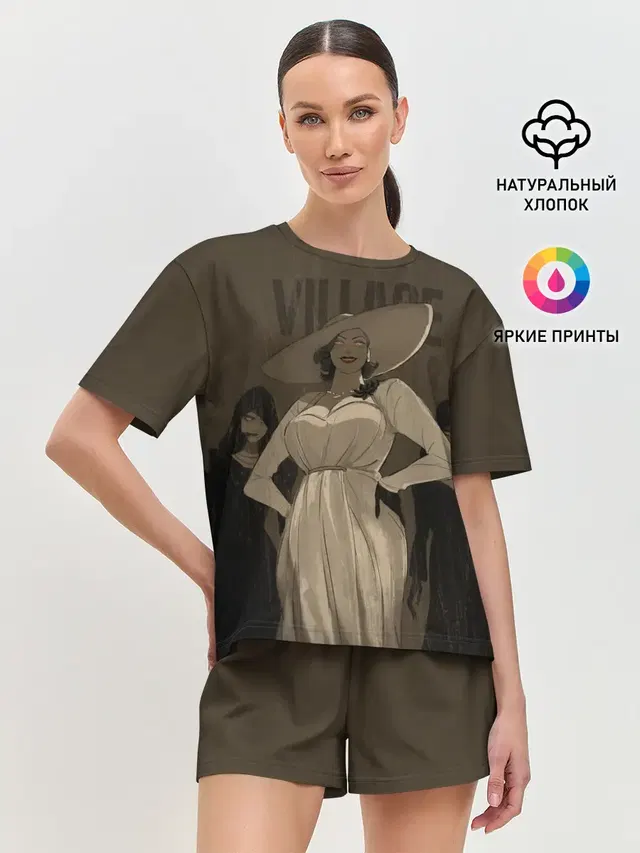 Женская пижама с шортами