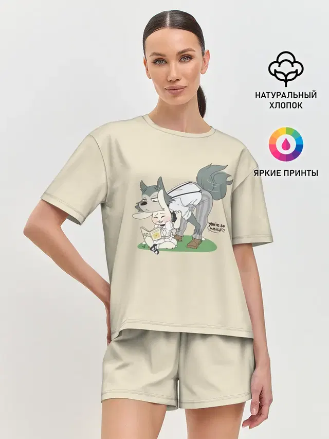 Женская пижама с шортами