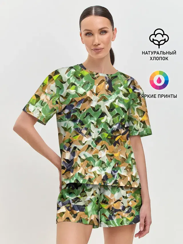 Женская пижама с шортами