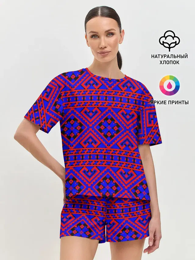 Женская пижама с шортами