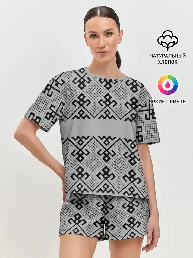 Женская пижама с шортами