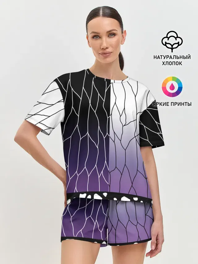 Женская пижама с шортами