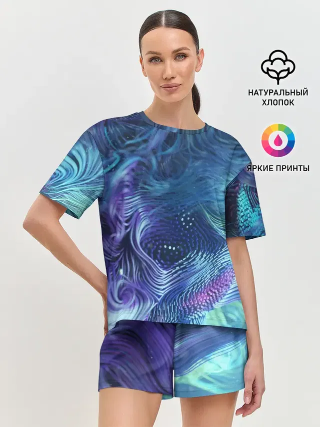 Женская пижама с шортами
