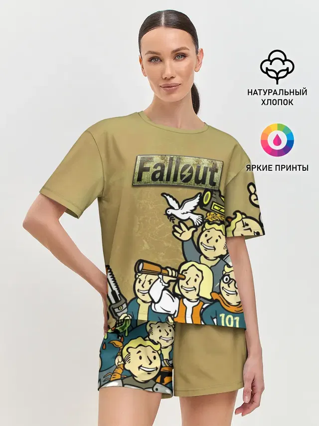 Женская пижама с шортами