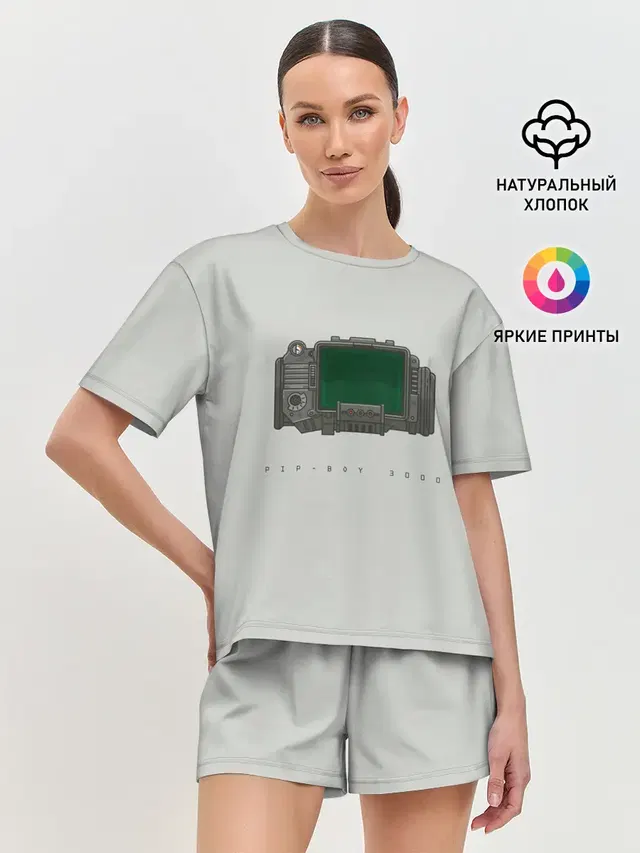 Женская пижама с шортами