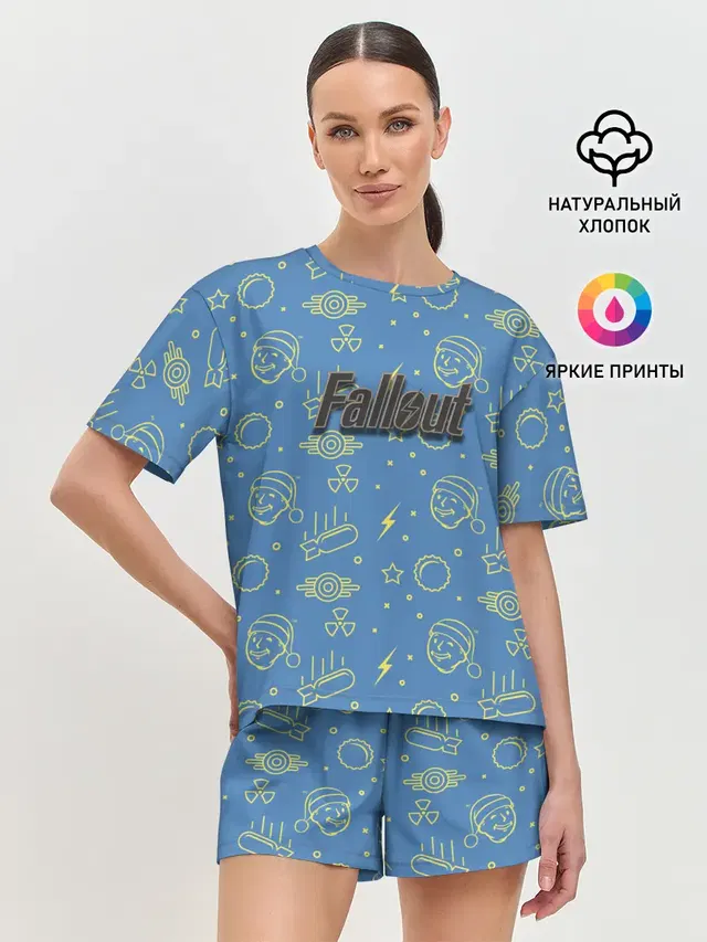 Женская пижама с шортами