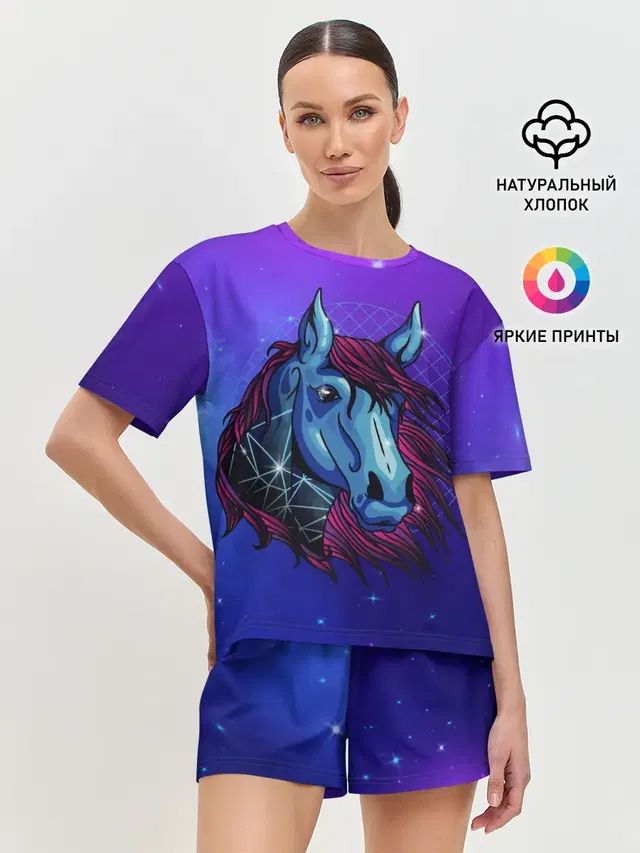Женская пижама с шортами