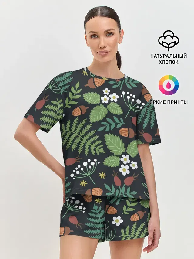 Женская пижама с шортами