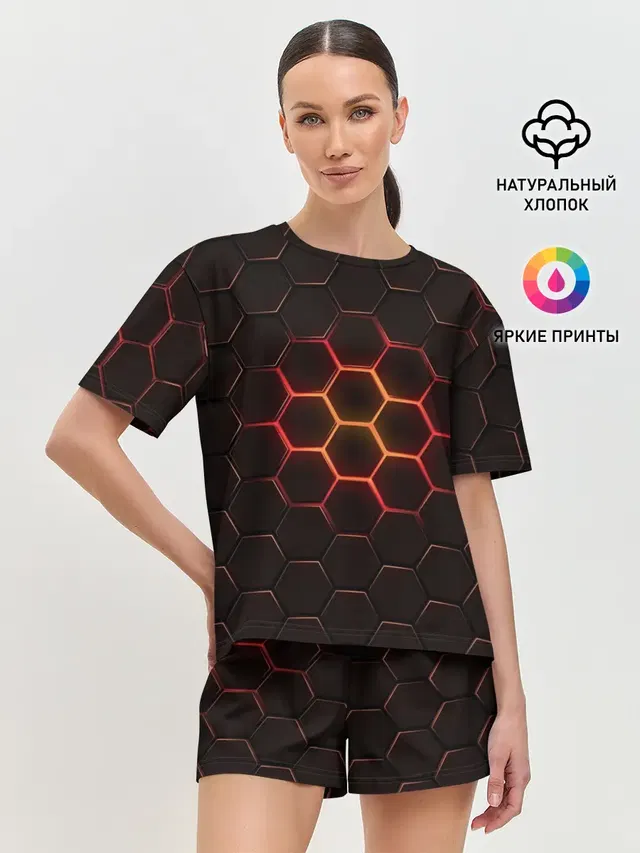 Женская пижама с шортами