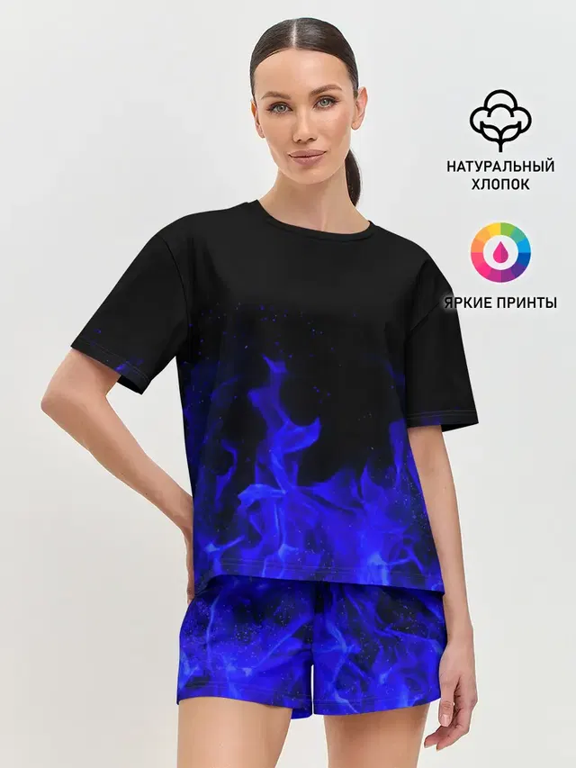 Женская пижама с шортами