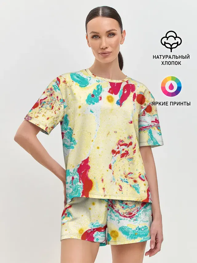 Женская пижама с шортами