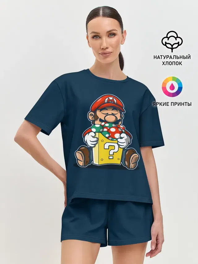 Женская пижама с шортами