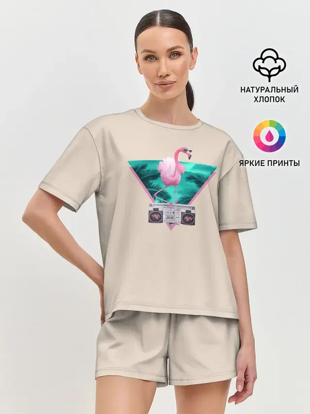 Женская пижама с шортами