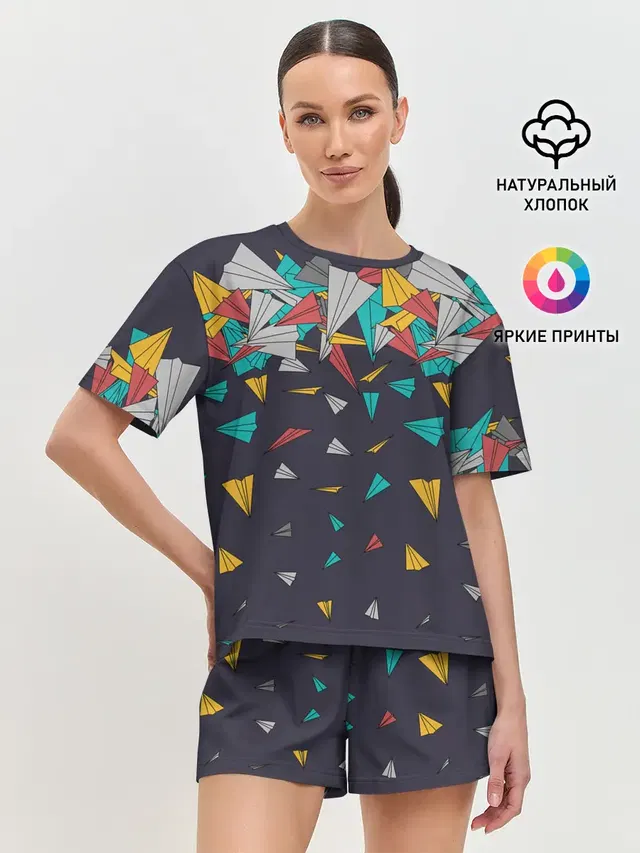 Женская пижама с шортами
