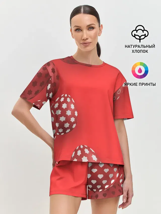 Женская пижама с шортами