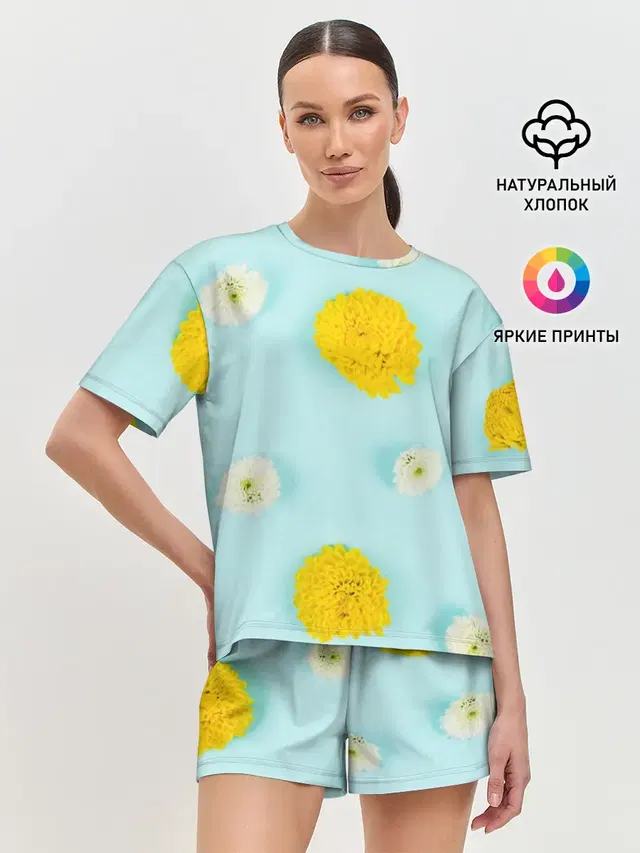 Женская пижама с шортами