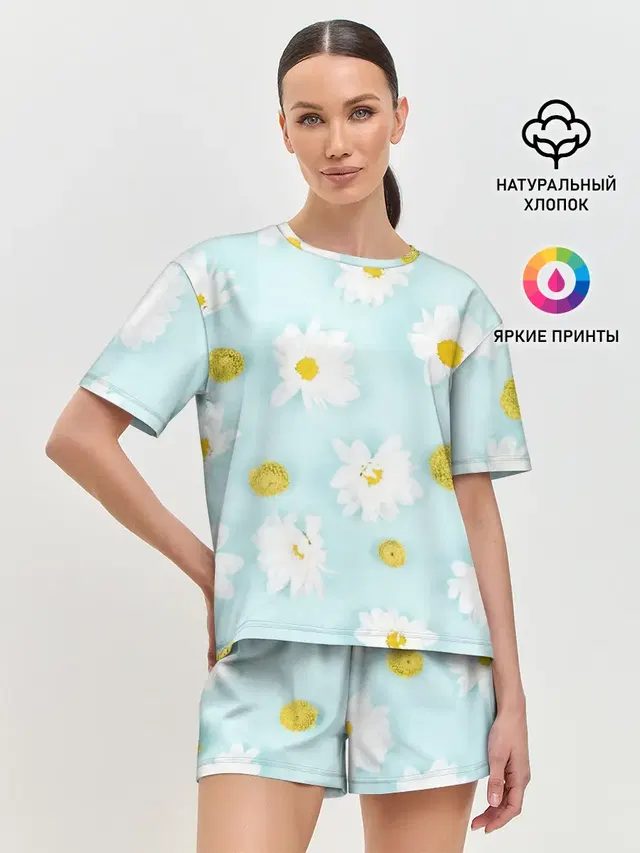 Женская пижама с шортами