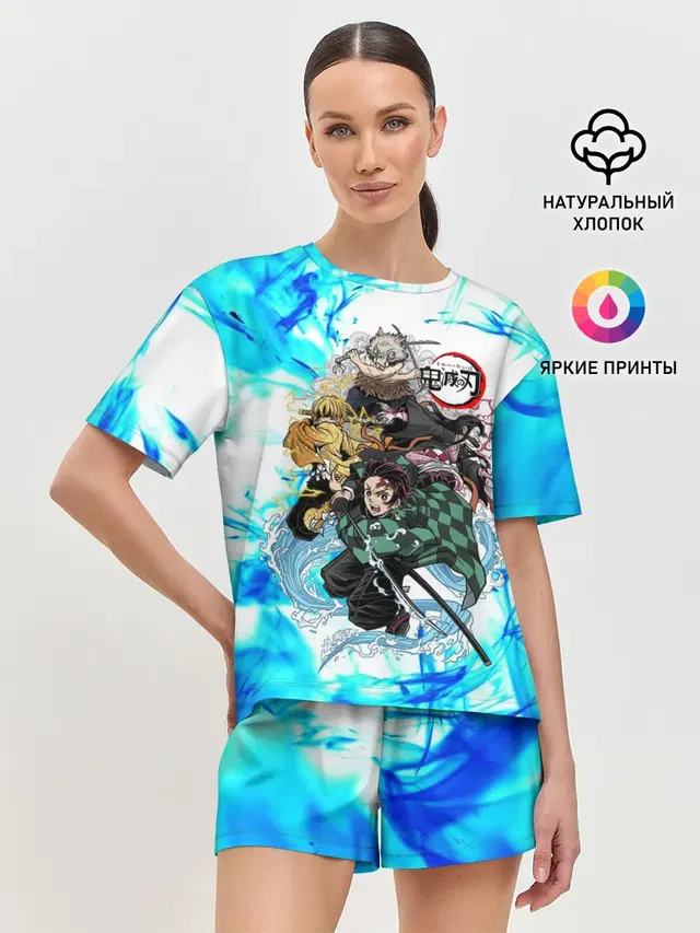 Женская пижама с шортами