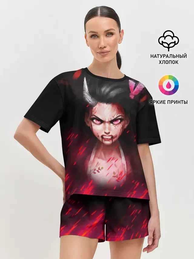 Женская пижама с шортами