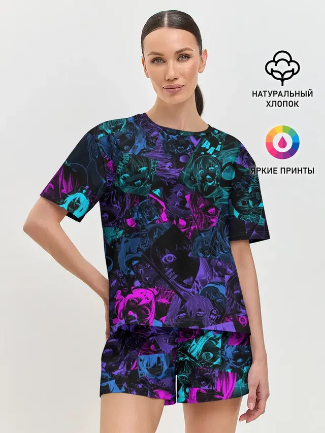 Женская пижама с шортами