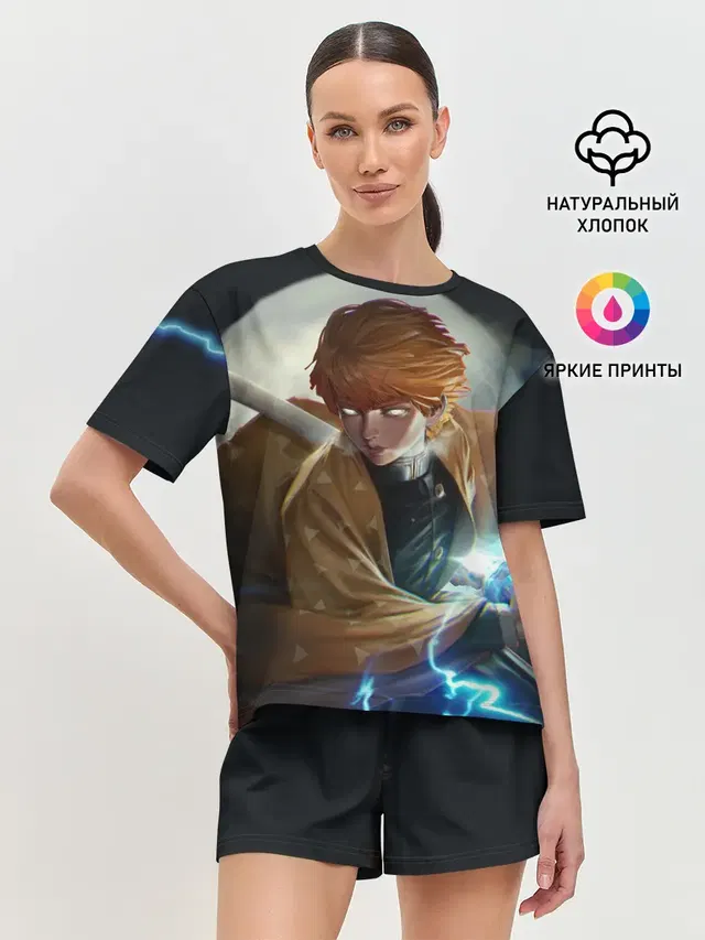 Женская пижама с шортами