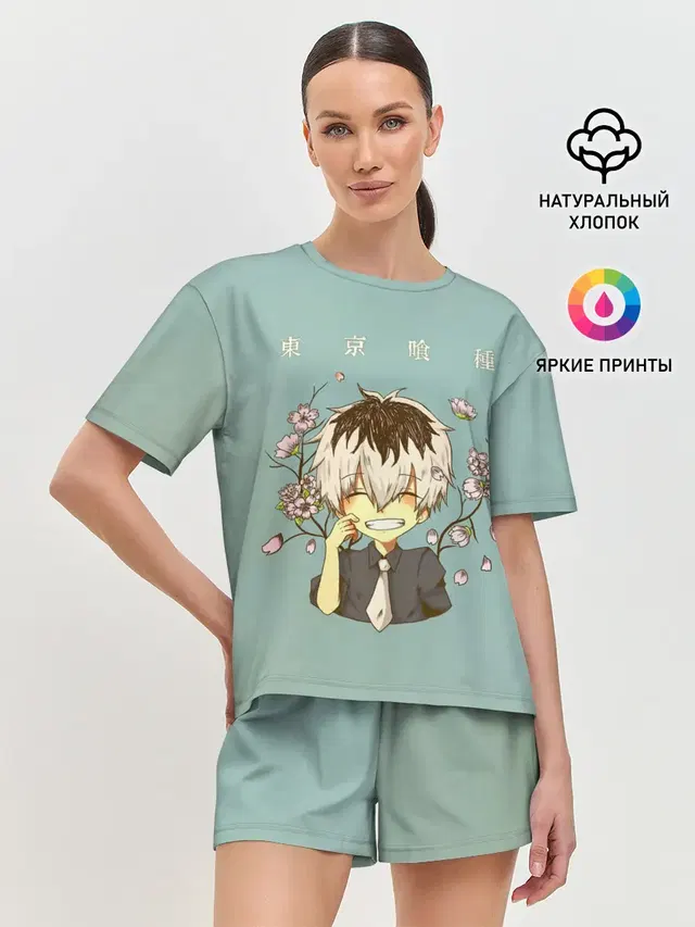 Женская пижама с шортами