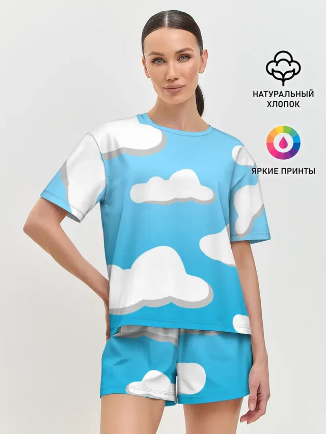 Женская пижама с шортами