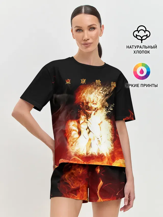 Женская пижама с шортами