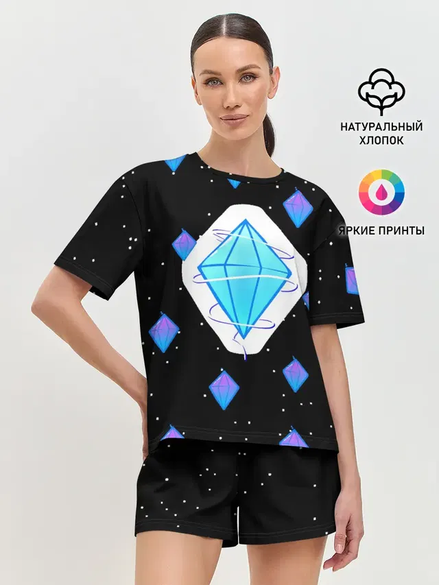 Женская пижама с шортами