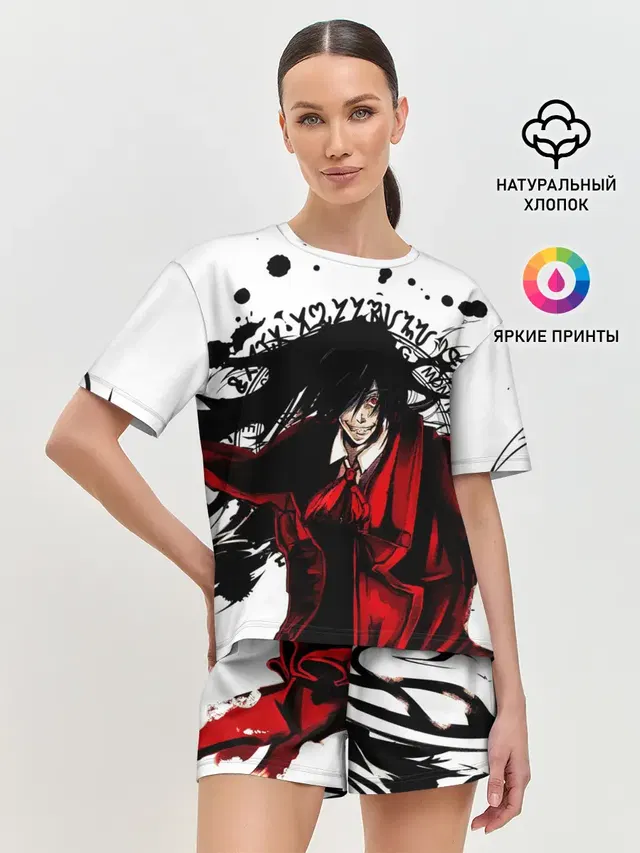 Женская пижама с шортами