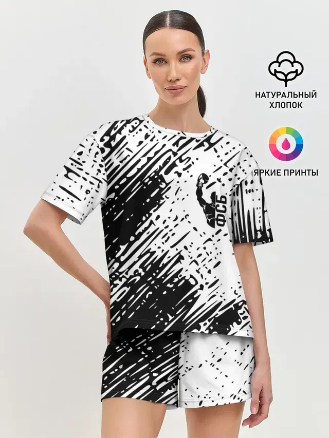 Женская пижама с шортами