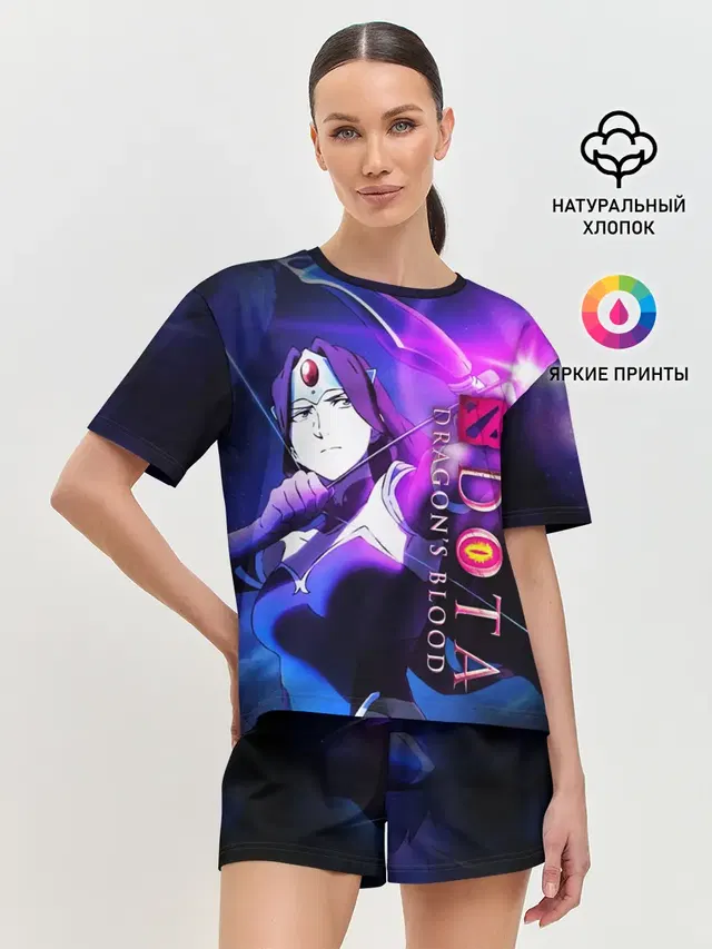 Женская пижама с шортами