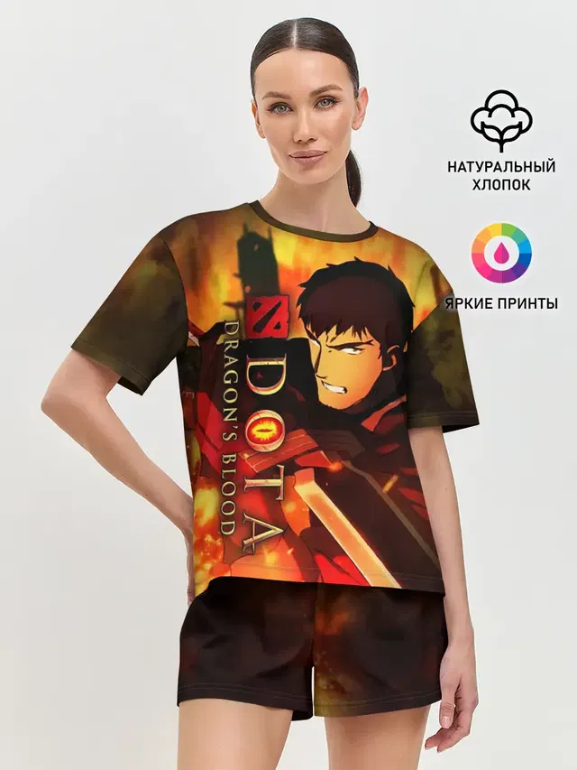 Женская пижама с шортами