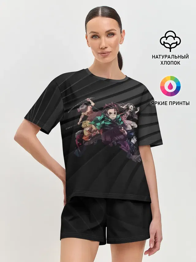 Женская пижама с шортами