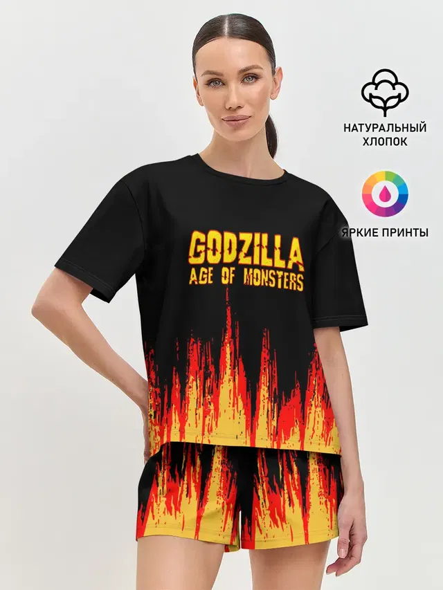 Женская пижама с шортами