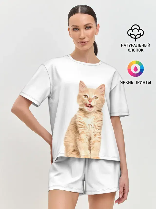 Женская пижама с шортами