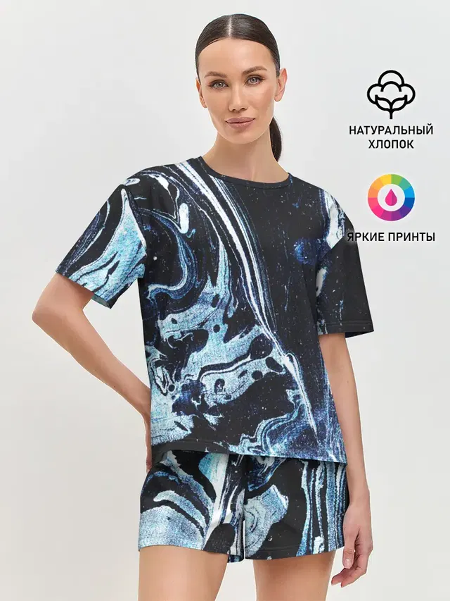 Женская пижама с шортами