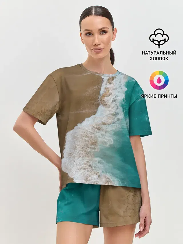 Женская пижама с шортами
