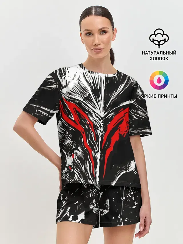 Женская пижама с шортами