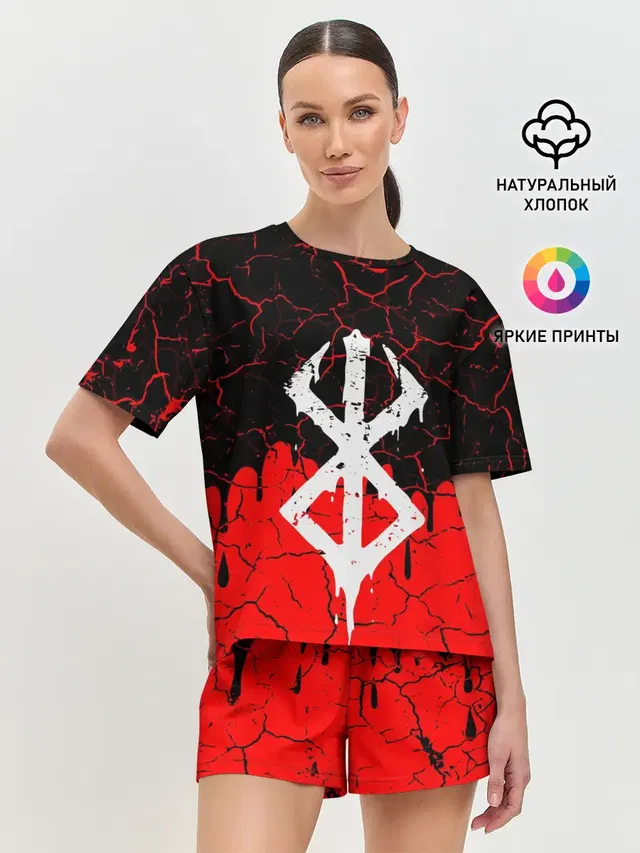 Женская пижама с шортами