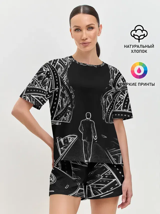 Женская пижама с шортами