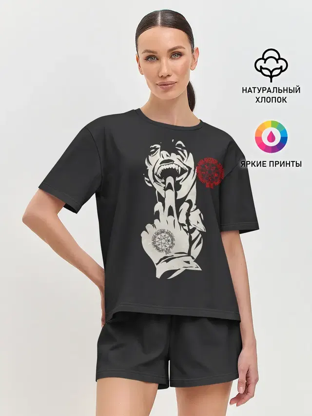 Женская пижама с шортами