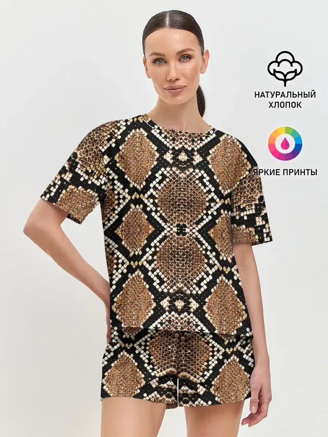 Женская пижама с шортами