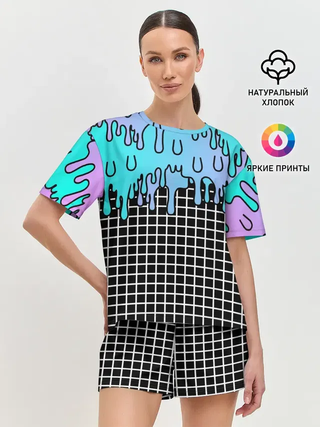 Женская пижама с шортами