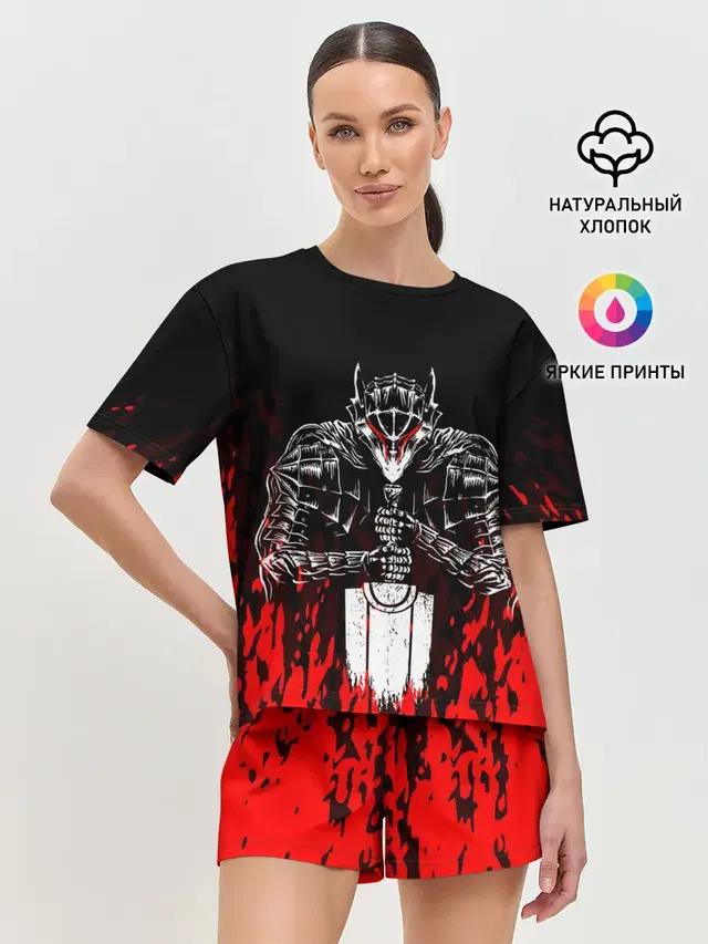 Женская пижама с шортами