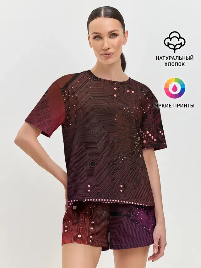 Женская пижама с шортами